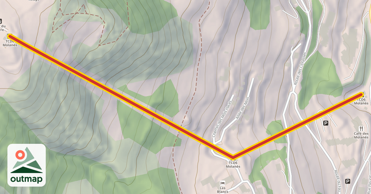 Map of TCD6 Molanès