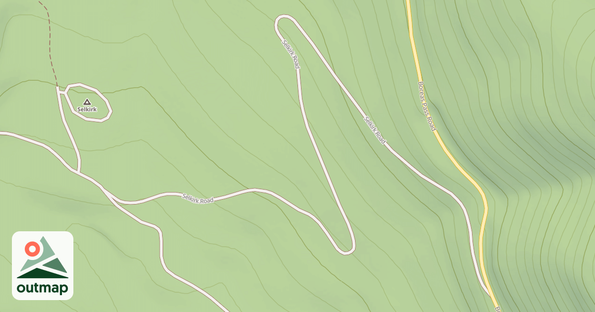 Map of SELKIRK