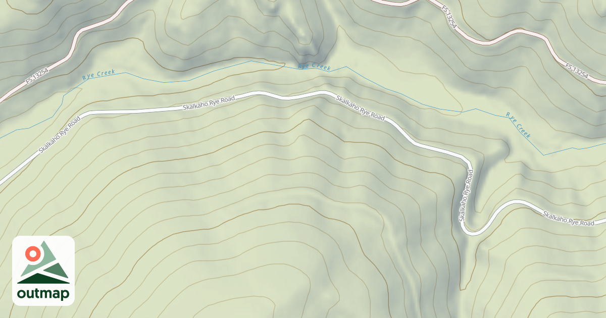 Map of (FDR) SKALKAHO-RYE