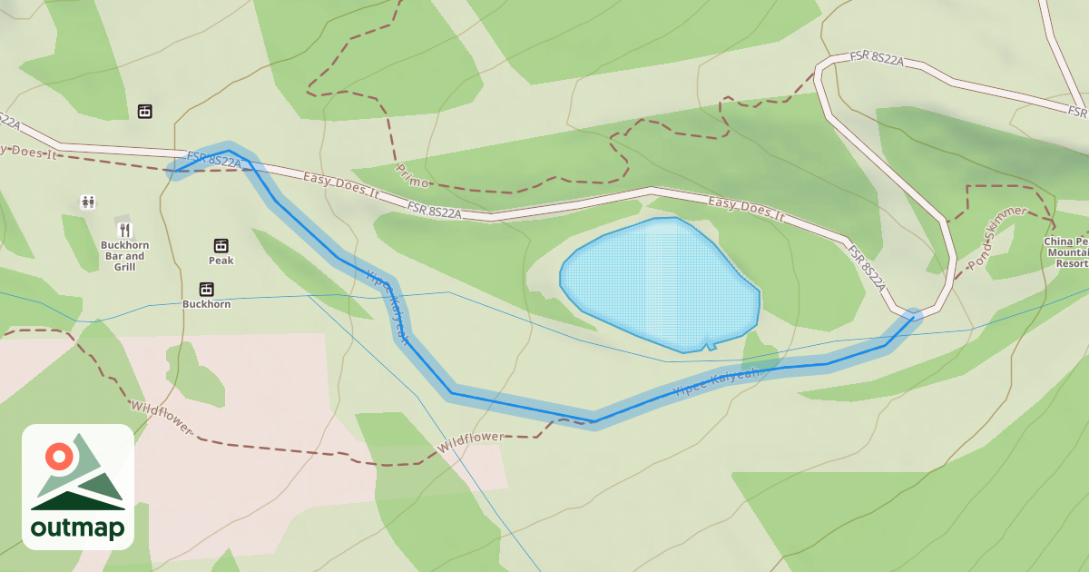 Map of Yipee Kaiyeah