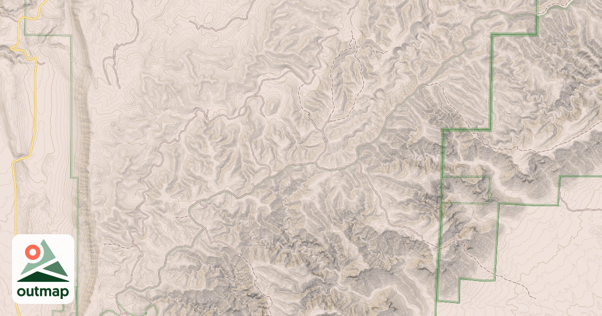 Map of USFS Motor Vehicle Use Map Roads {CE94CF22-343D-4057-B38E-52EC10AEFAAF}