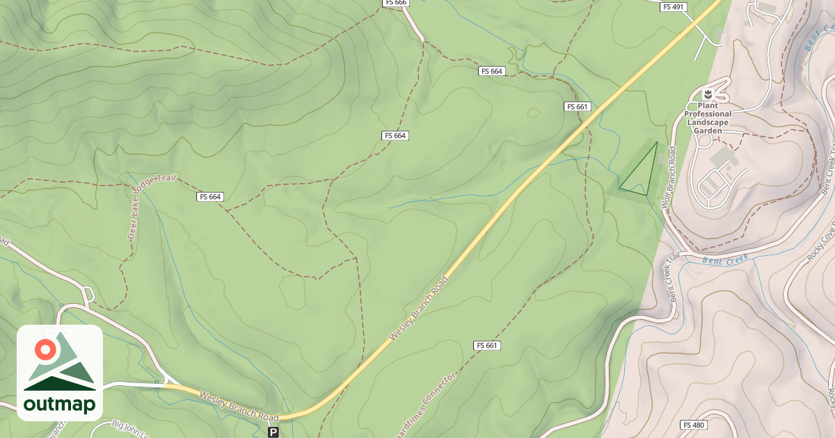 Map of POWHATAN ACCESS
