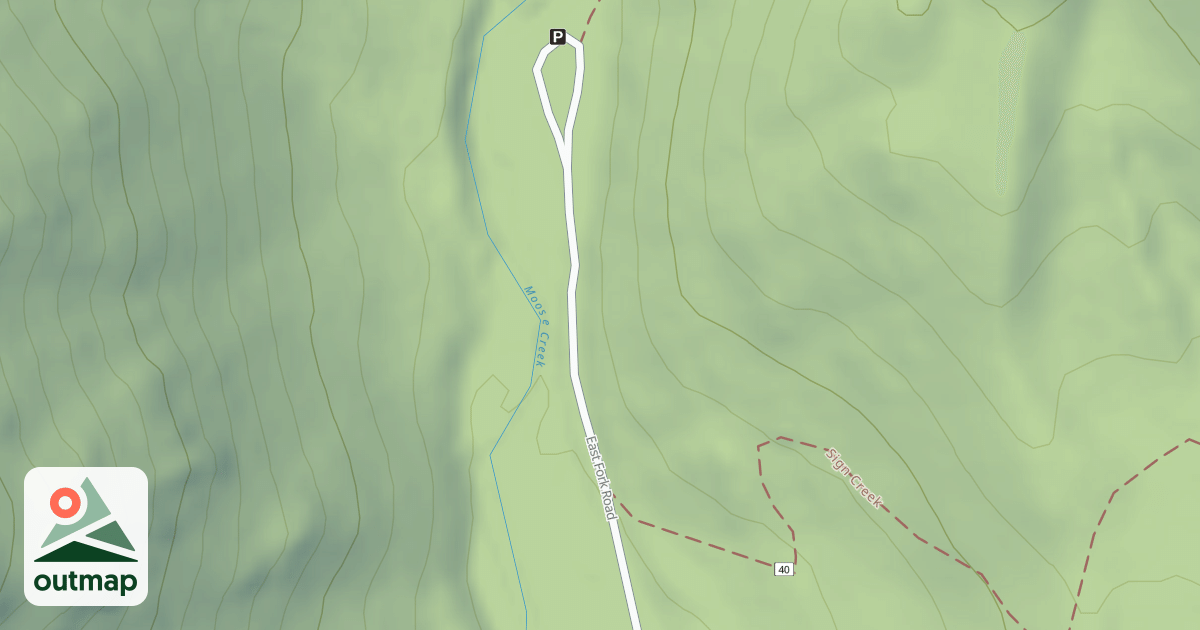 Map of (FDR) EAST FORK BITTERROOT