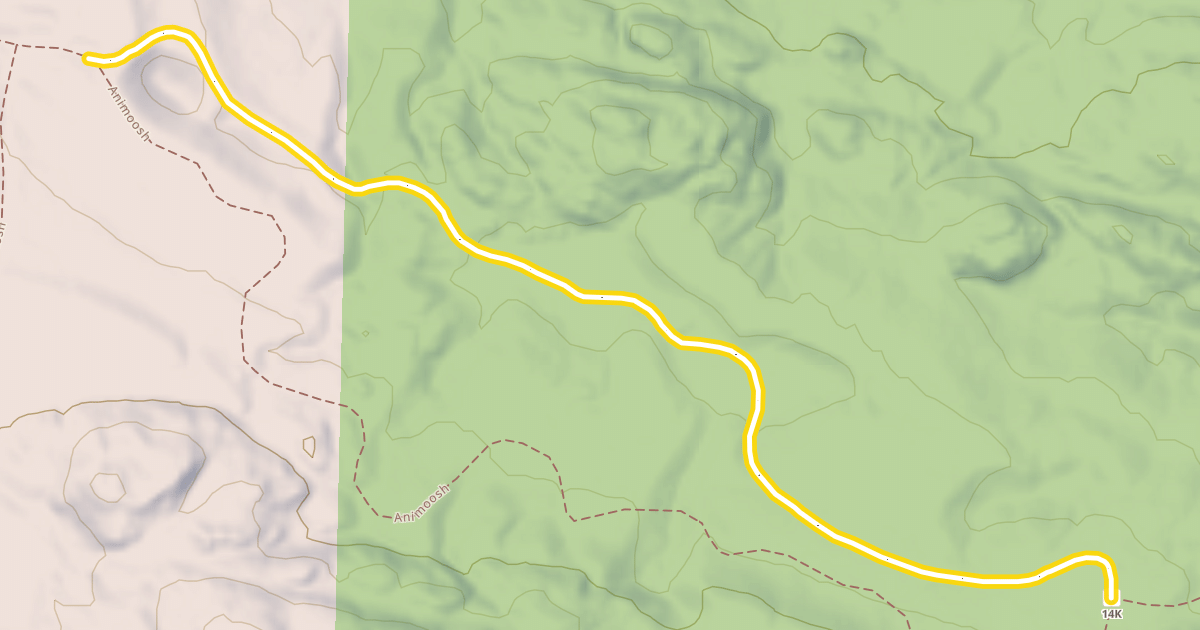 Map preview of Noquemanon Trail