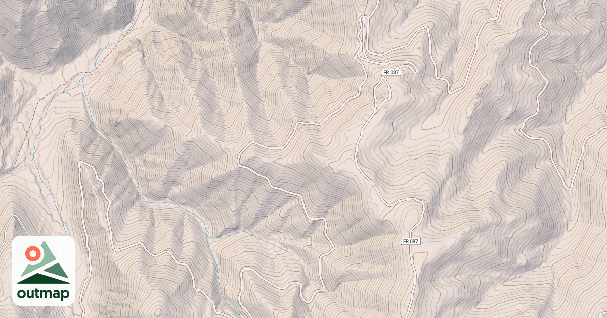 Map of COUCH SUMMIT-DEER PARK