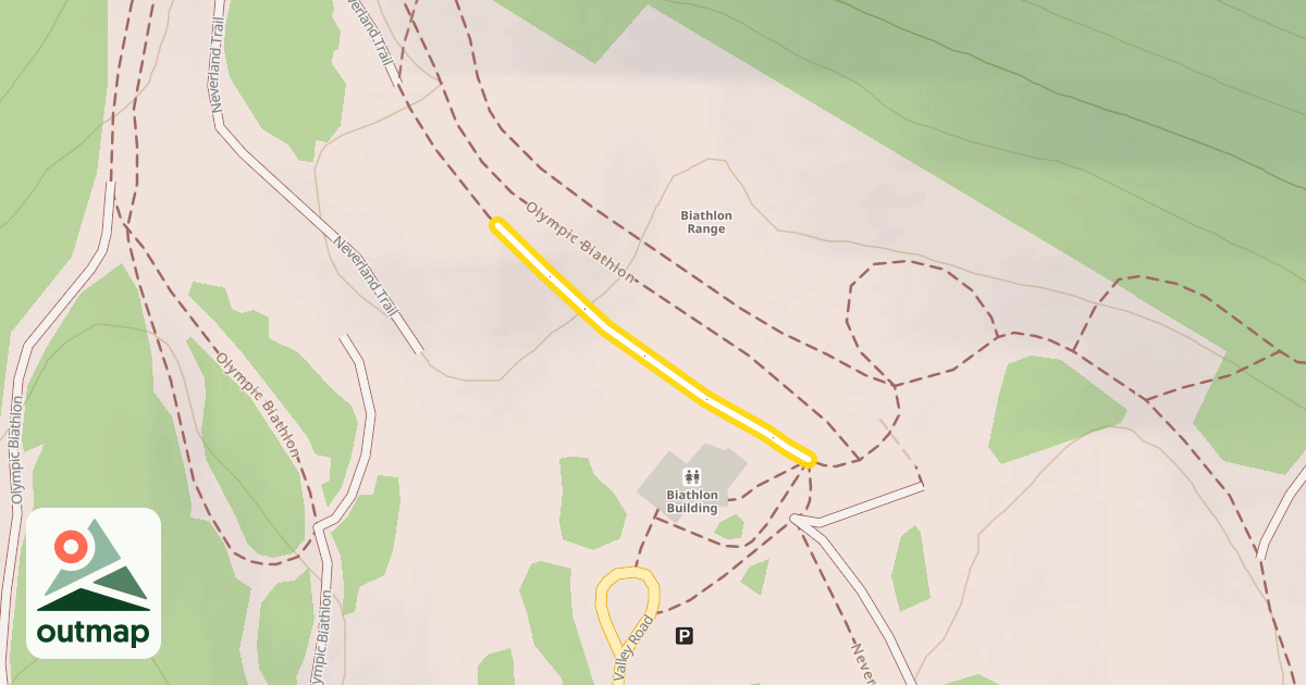 Map of Neverland Trail