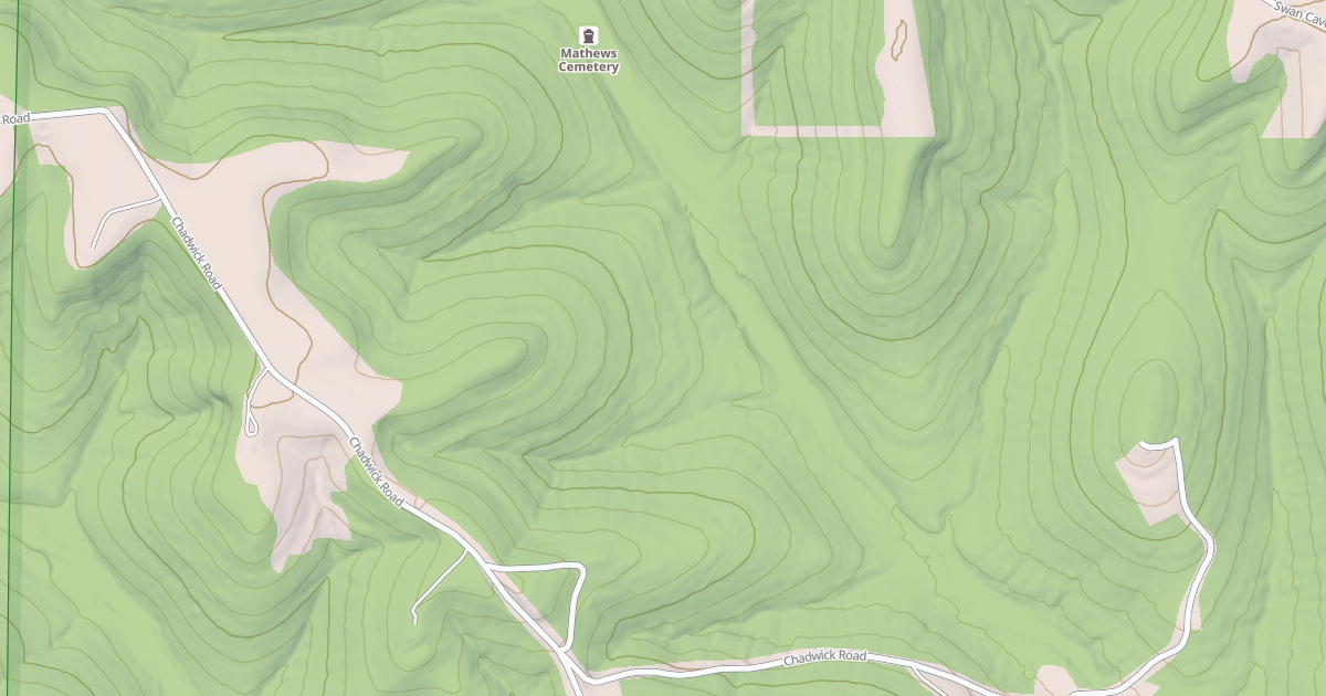 Map preview of MATTHEWS CEMETERY