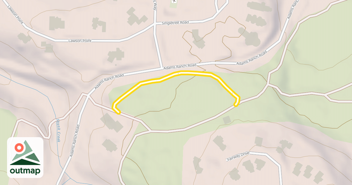 Map of Skunk Creek Trails