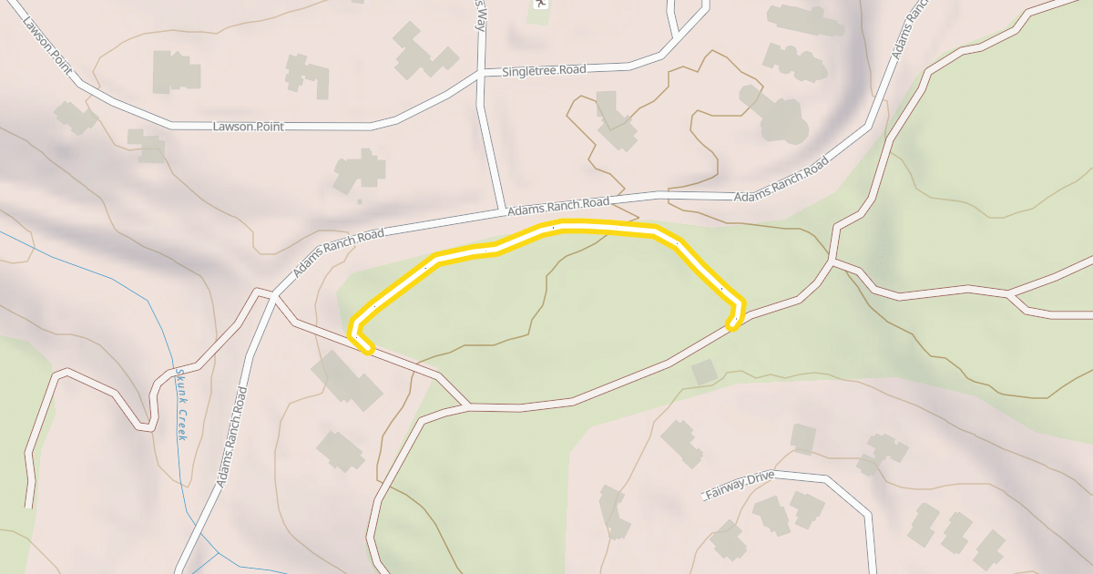 Map preview of Skunk Creek Trails
