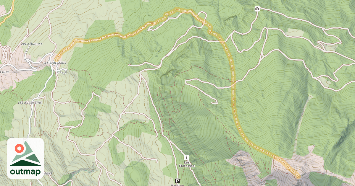 Map of Le Méale — Les Gaillards