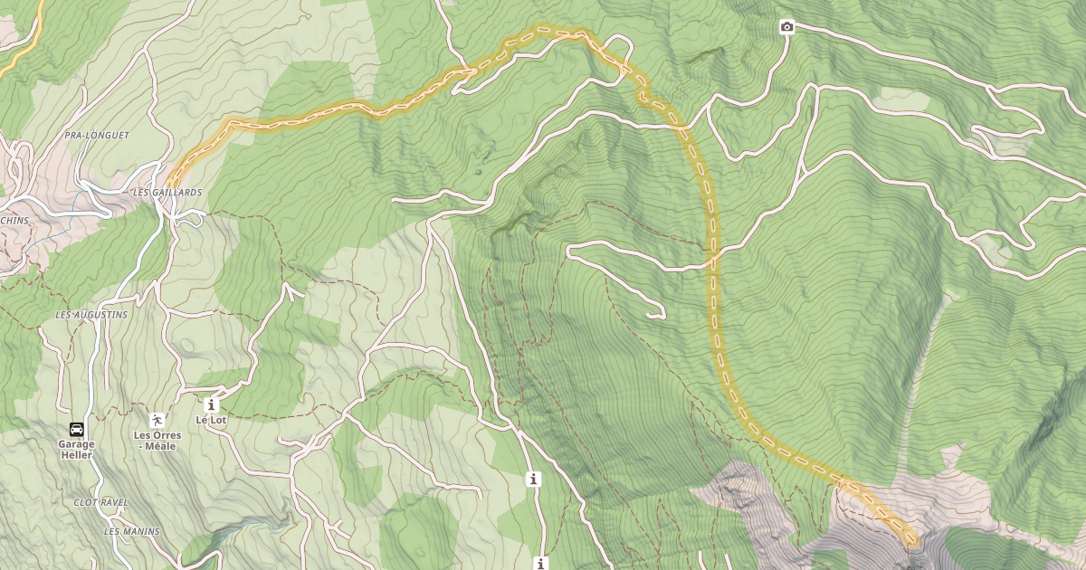 Map preview of Le Méale — Les Gaillards