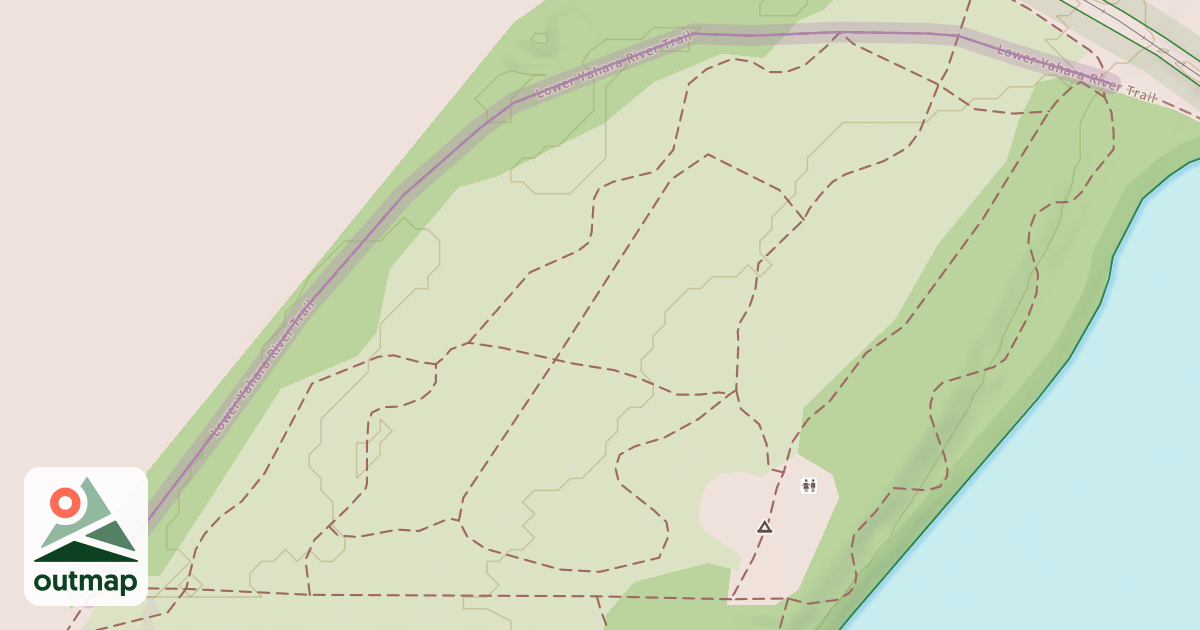 Map of Lower Yahara River Trail