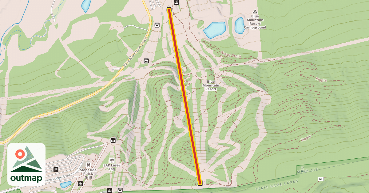Map of Challenge Express
