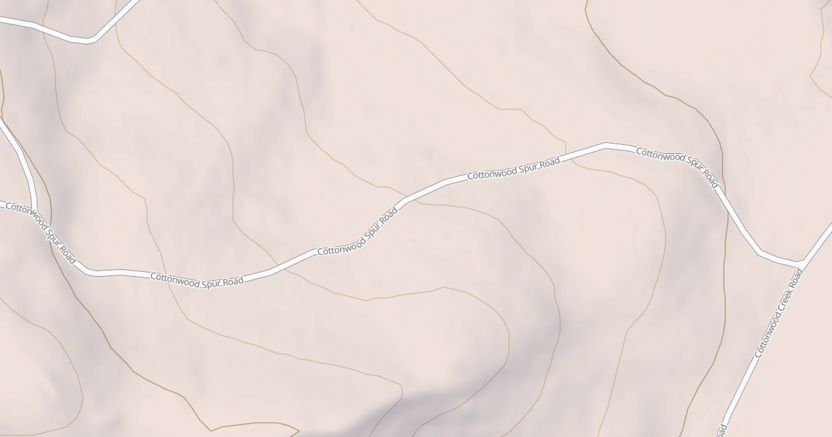 Map preview of COTTONWOOD SPUR