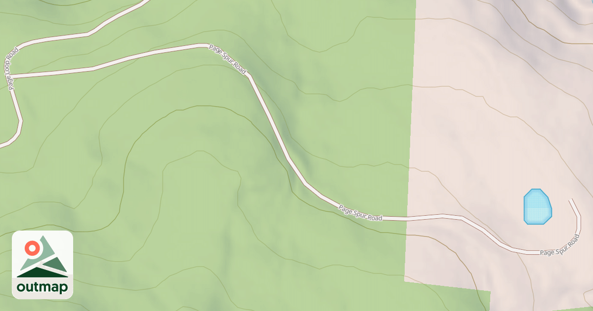 Map of PAGE SPUR
