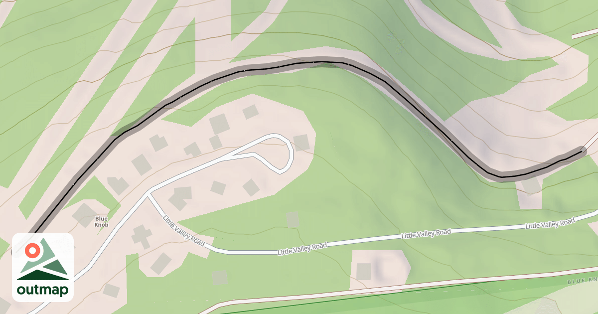 Map of East Wall Traverse