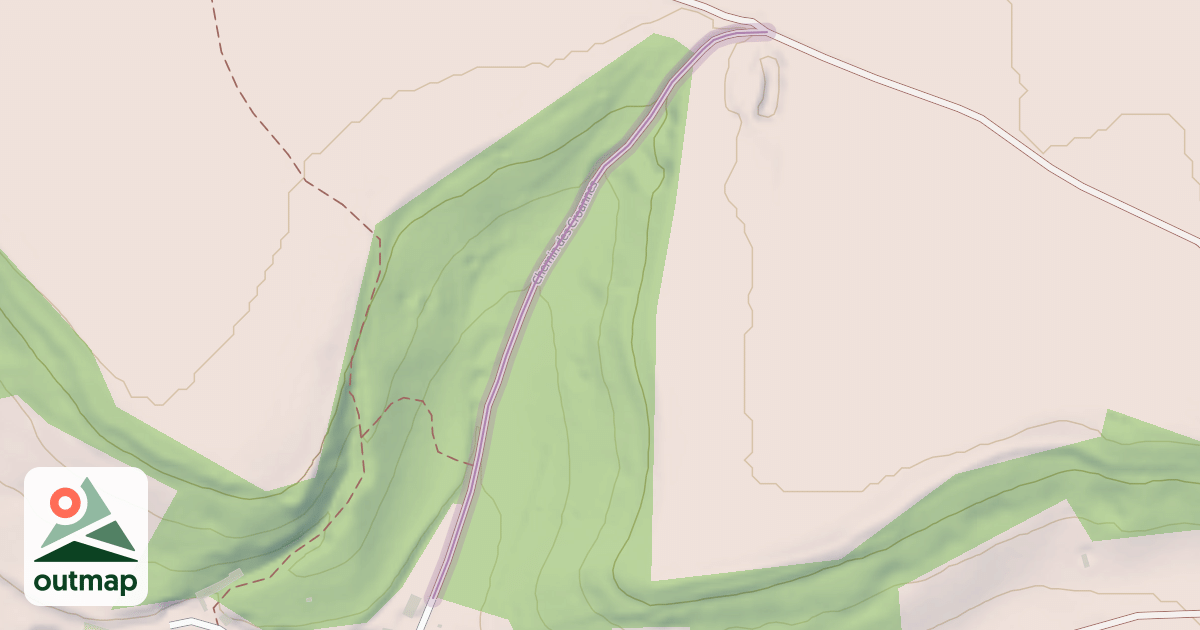Map of Chemin des Croannes