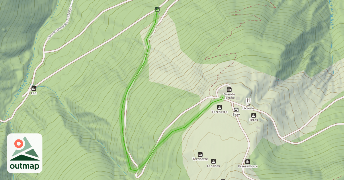 Map of La Chanterelle