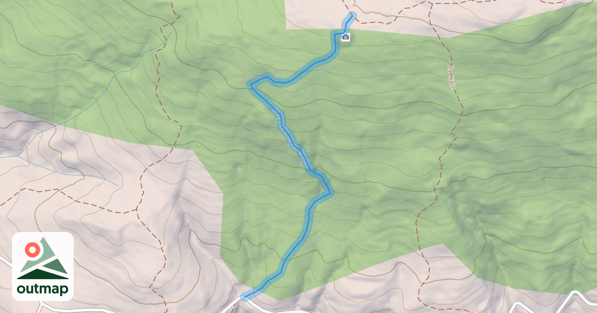 Map of L'Aigueblanque haute