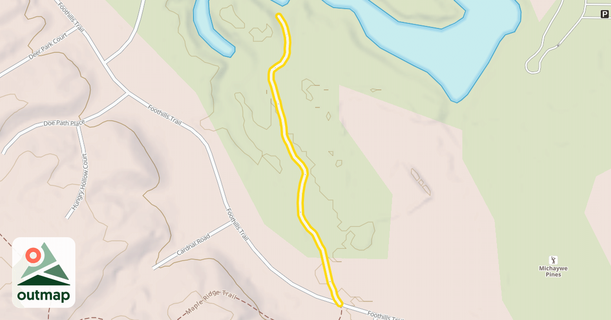 Map of Maple Ridge Trail
