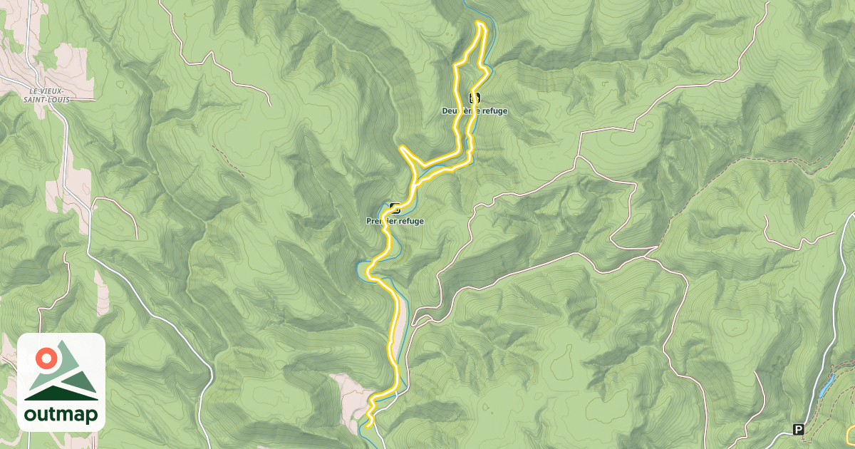 Map of Sentier de la rivière