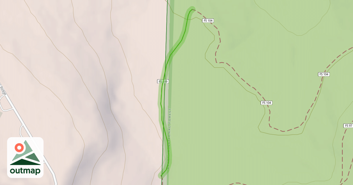 Map of Homestead Trail