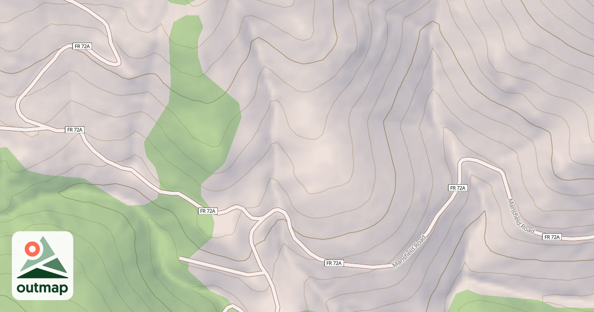 Map of MANSFIELD