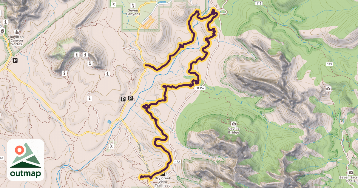 Map of Chuckwagon Trail