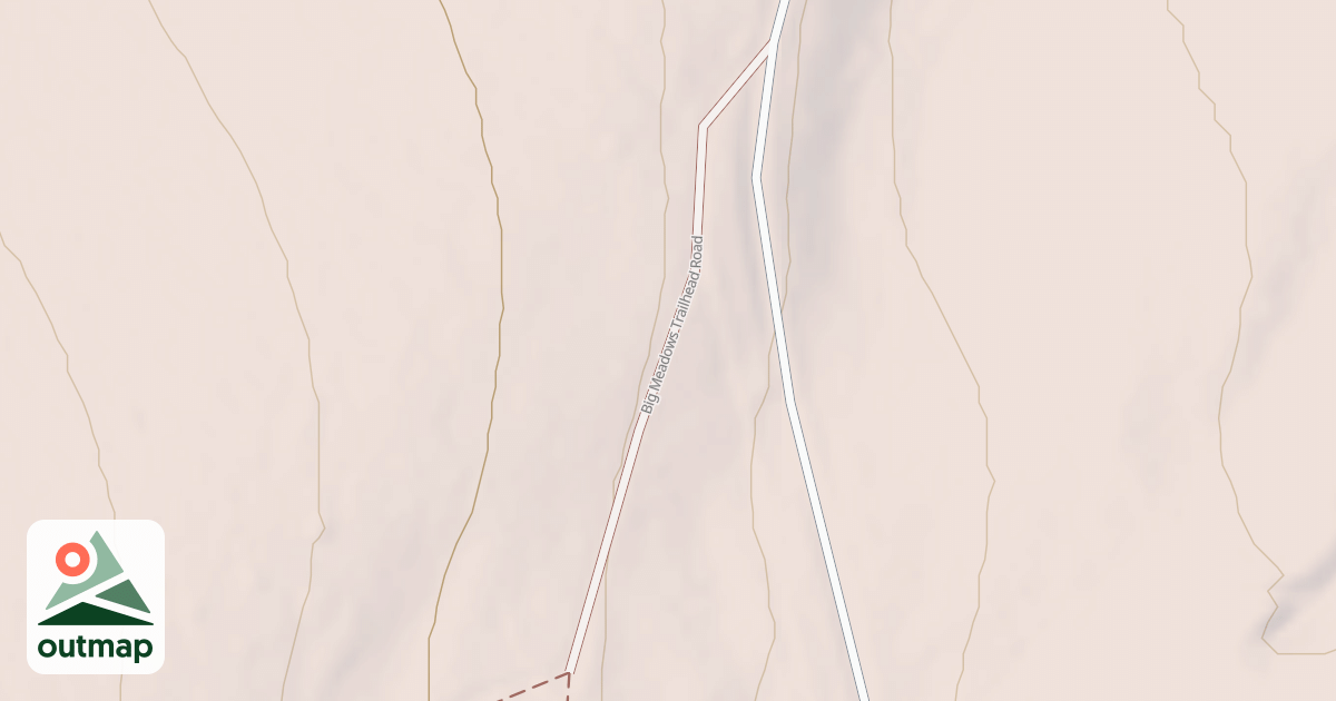 Map of BIG MEADOWS T.H.