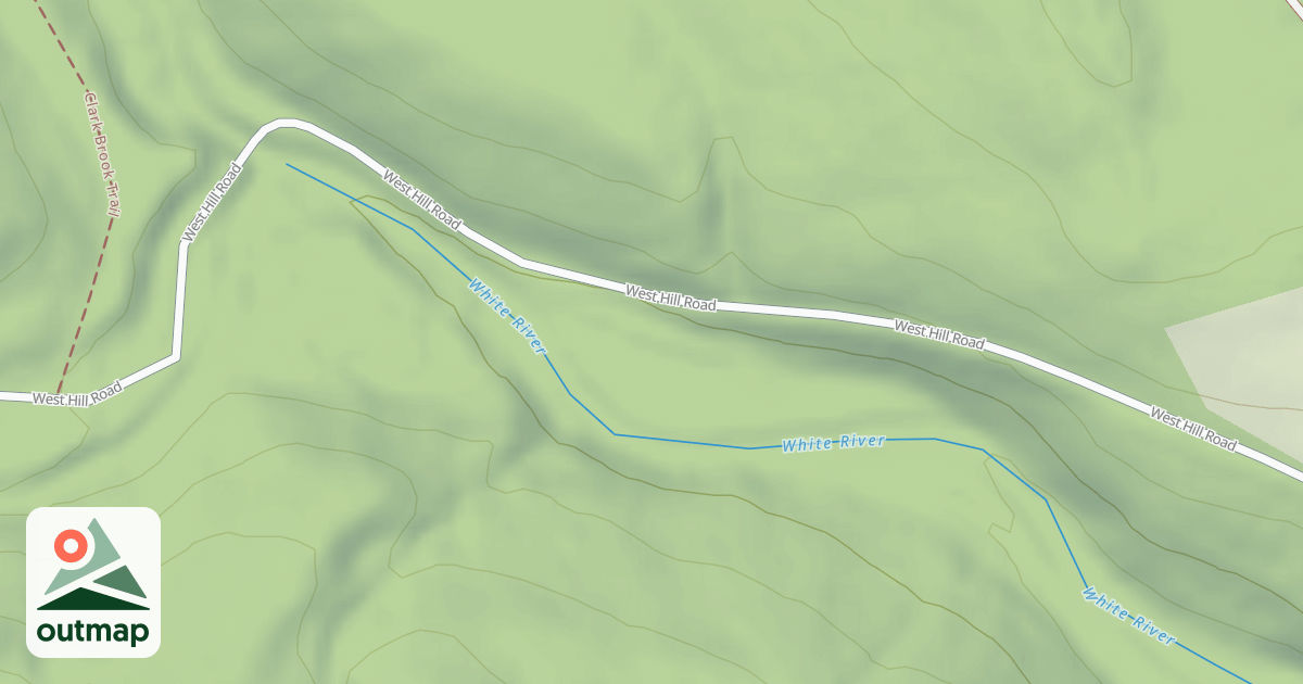 Map of GRANVILLE SPUR