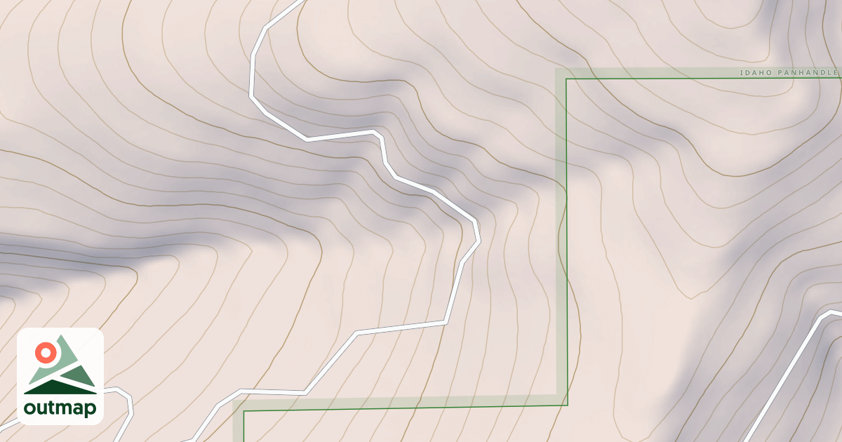 Map of USFS Motor Vehicle Use Map Trails 8826