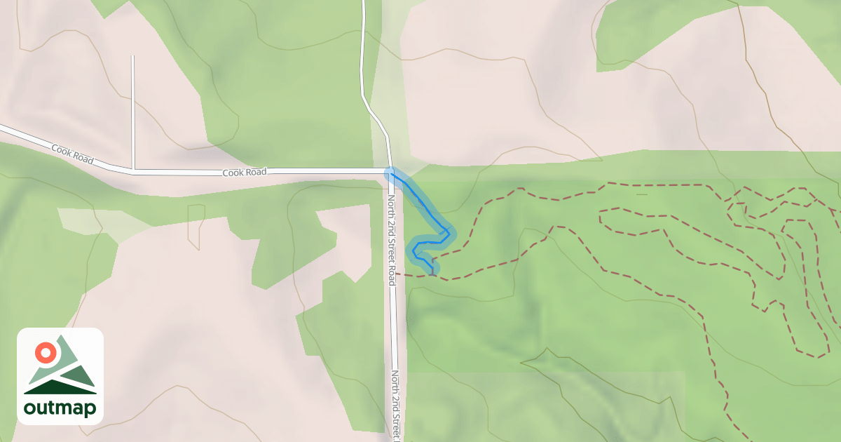 Map of Cook Road Connector
