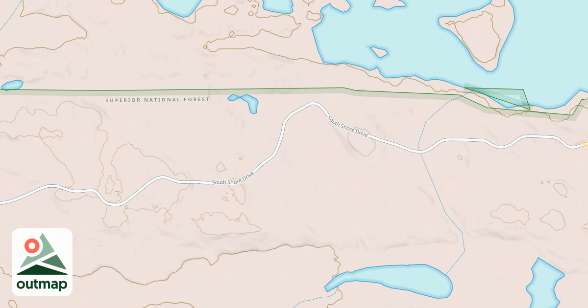 Map of DEVIL TRACK SOUTHSHORE