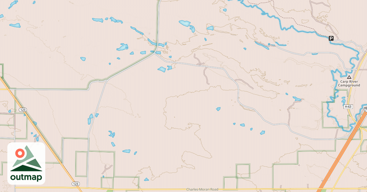 Map of Red Creek-cedarville Snomo