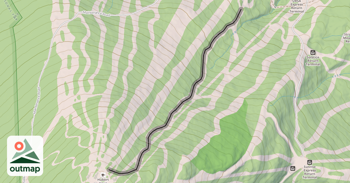 Map of Upper Tamarack