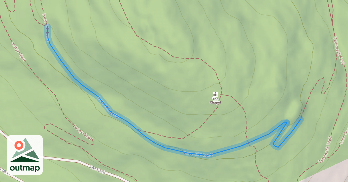 Map of Luce Hill Loop