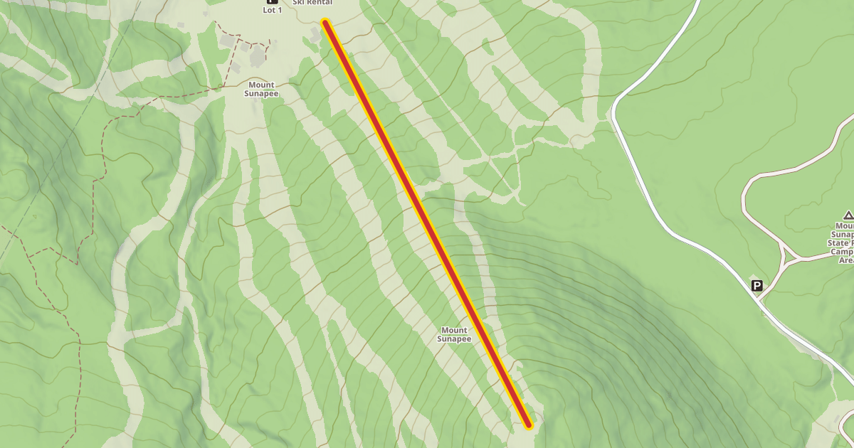 Map preview of North Peak Triple