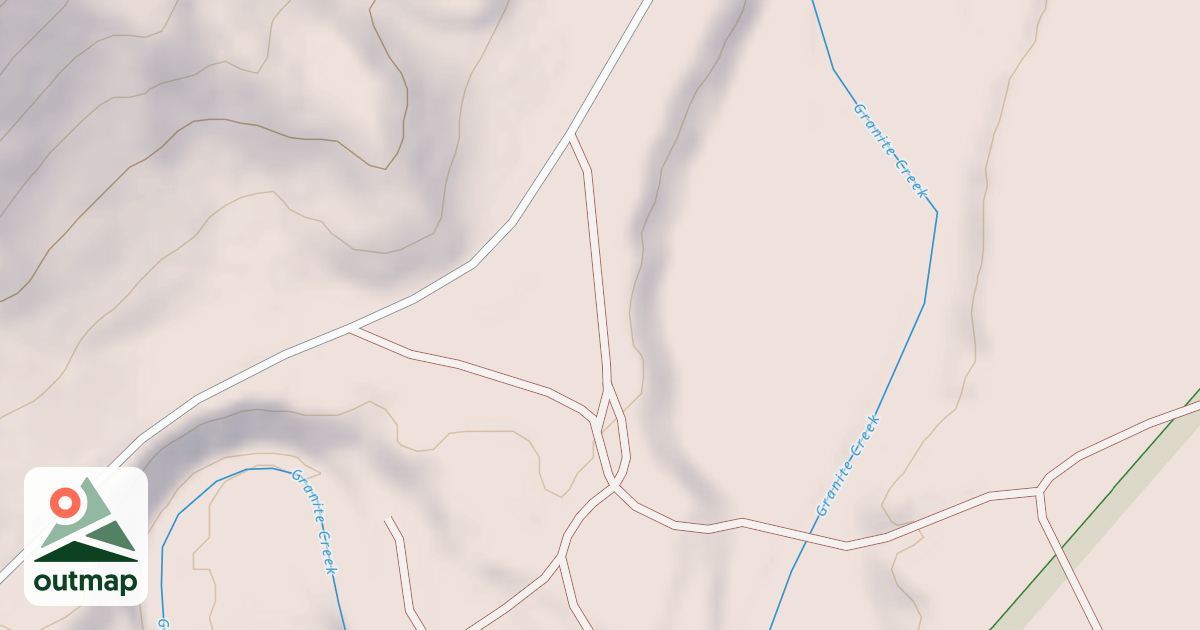Map of GRANITE CR DISP REC SITE D