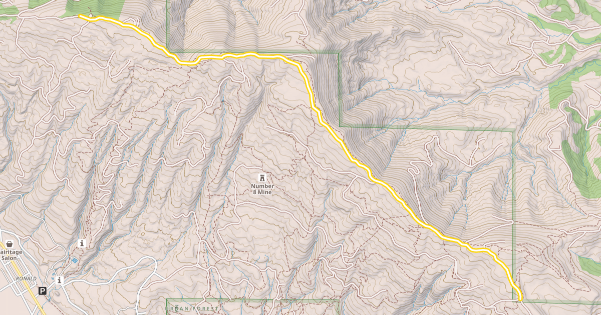 Map preview of Main Ridge Road