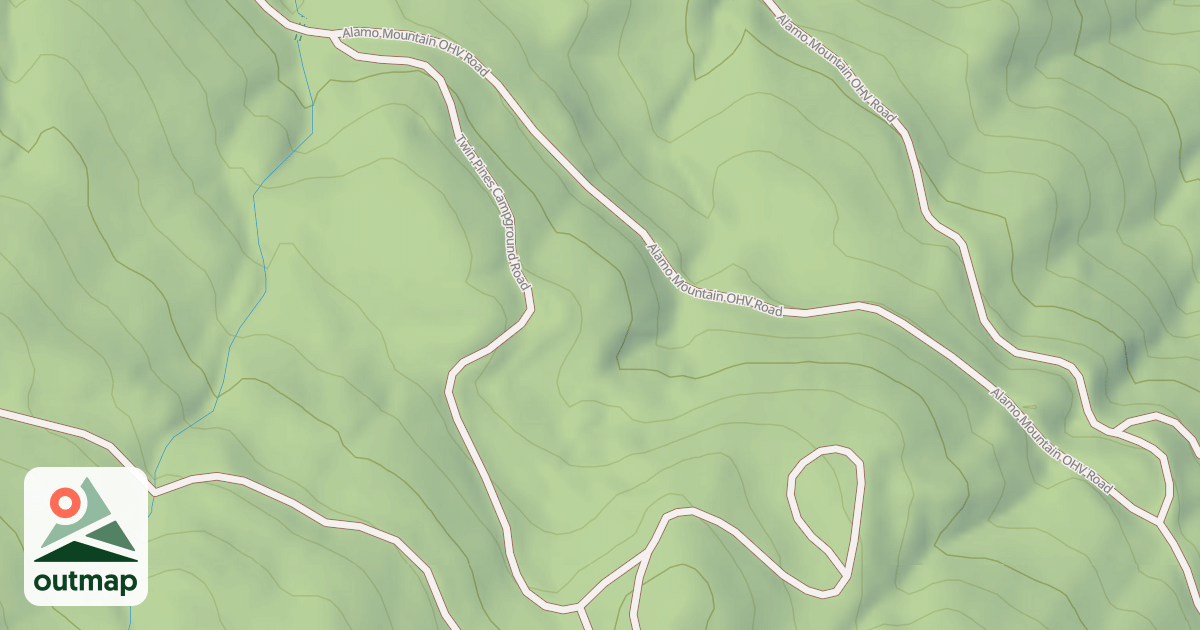 Map of TWIN PINES C.G.