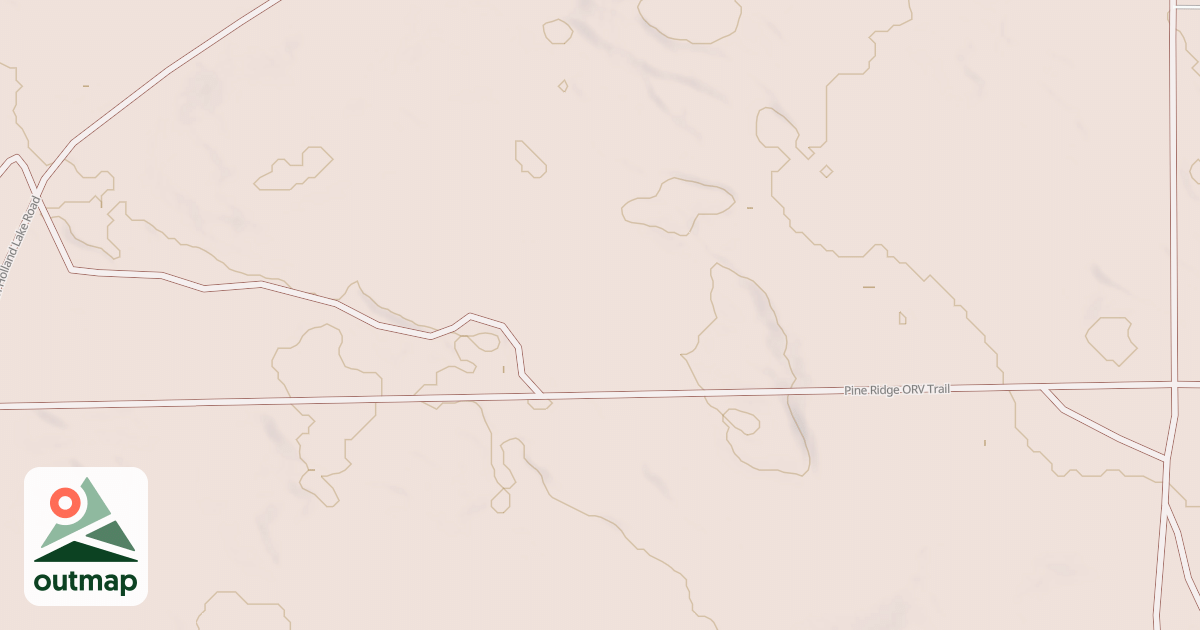 Map of Pine Ridge Trail