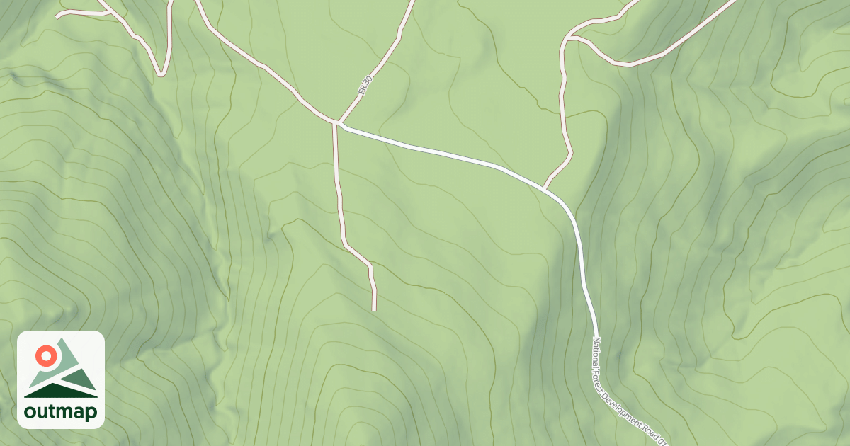 Map of ROUND MTN. - MEADOW CREEK