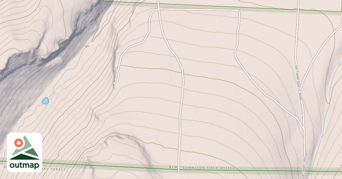 Map of BLM National GTLF Public Motorized Roads 6f294045-bfe3-47d1-8c88-1fd9040ae25c