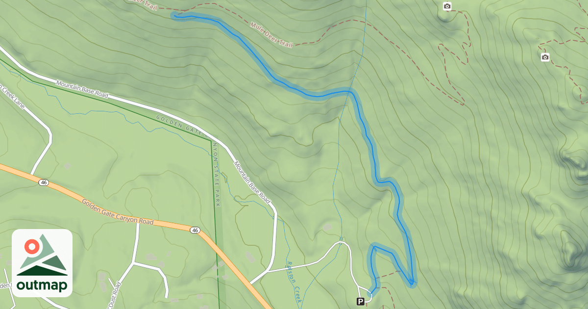 Map of Blue Grouse Trail