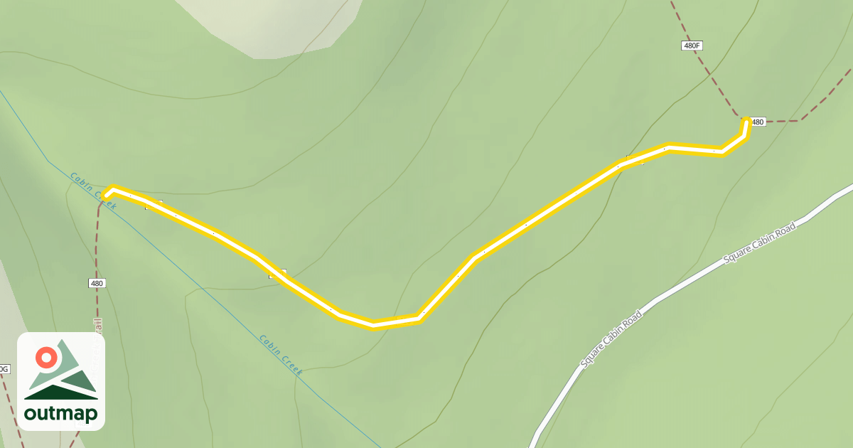 Map of Fish Creek Trail