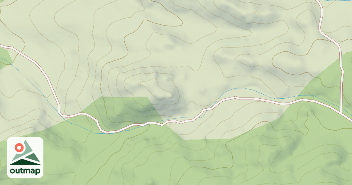 Map of Big Air Cutoff
