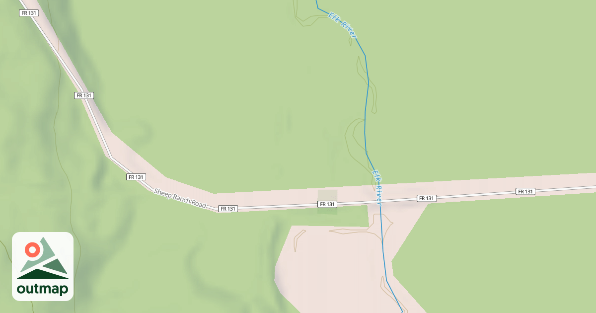 Map of ELK RIVER CAMP SPUR