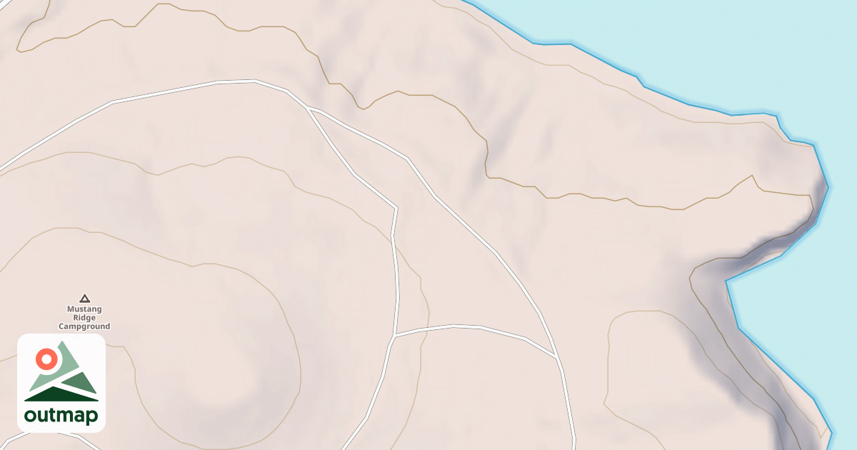Map of MUSTANG RIDGE CG B
