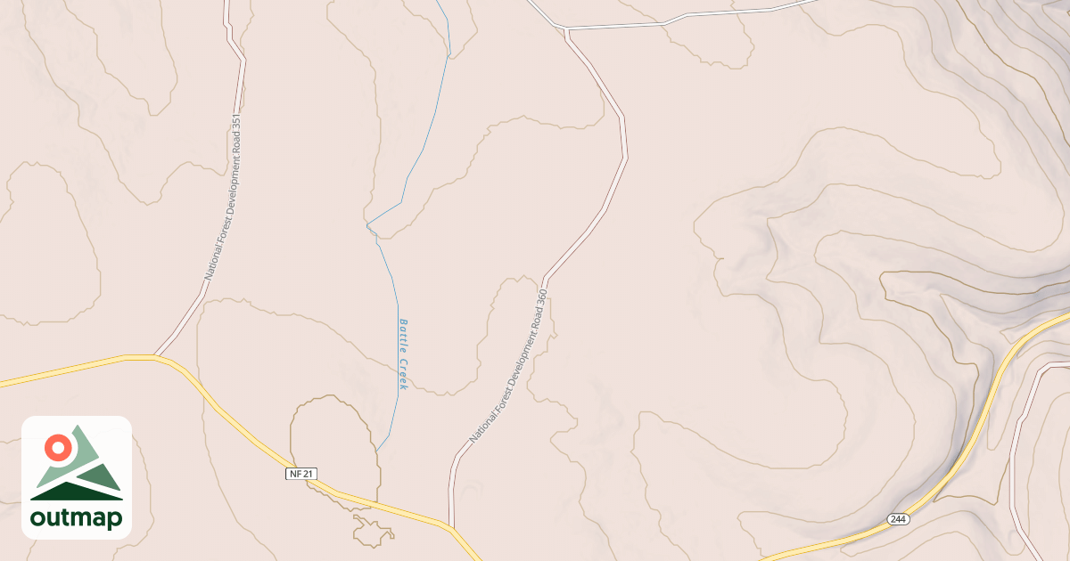 Map of S4037 LITTLE BEAR CR