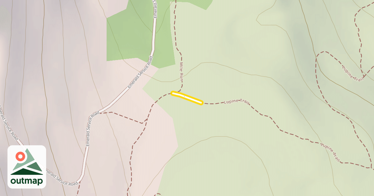 Map of Lupine Trail